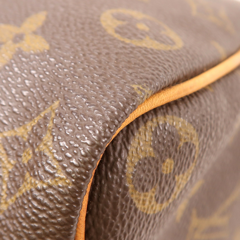LOUIS VUITTON Monogram Speedy 35金扣手挽袋-7