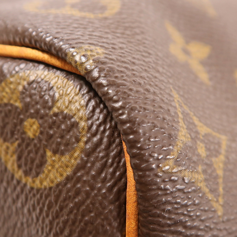 LOUIS VUITTON Monogram Speedy 35金扣手挽袋-8