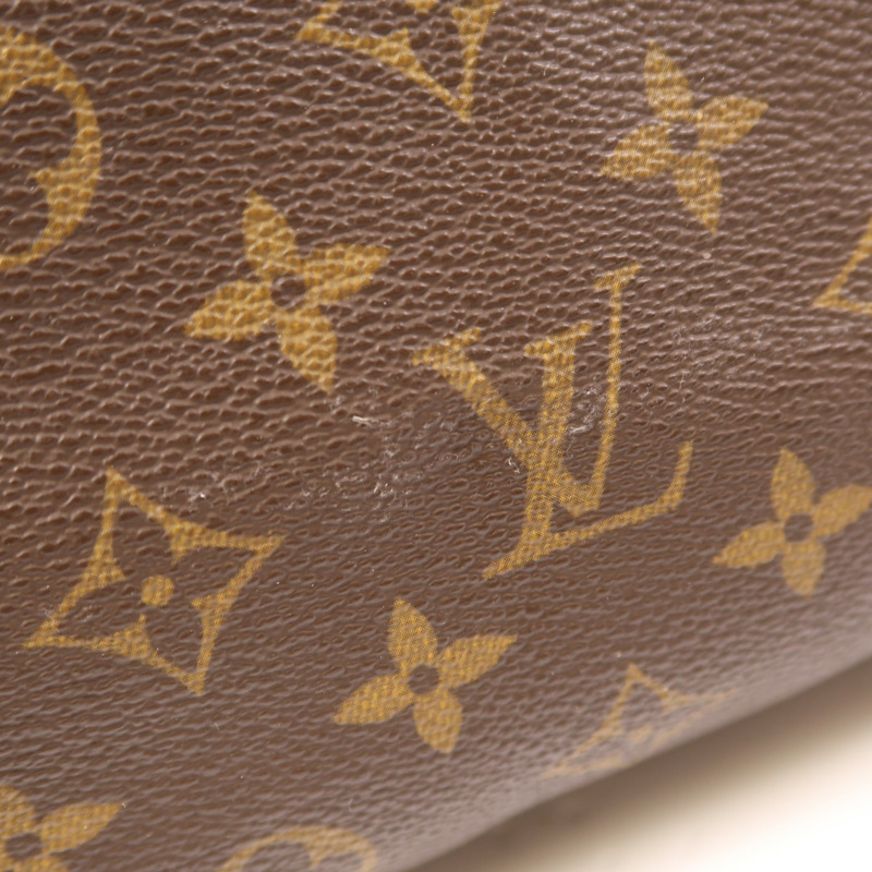 LOUIS VUITTON Monogram Speedy 35金扣手挽袋-12