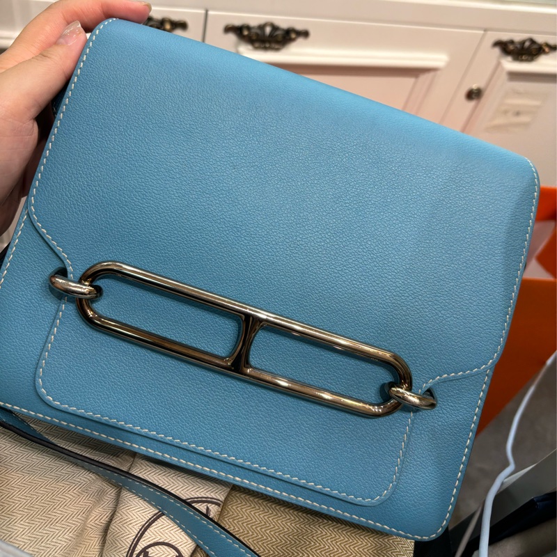 Hermes Roulis 23 blue-6
