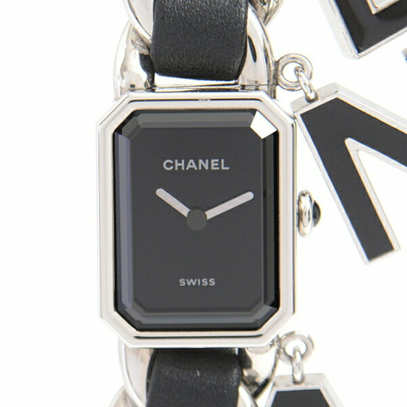 香奈兒 (Chanel) 女士腕錶 Premiere Wanted de 電池供電吊墜 黑色錶盤 CHANEL H7471-0