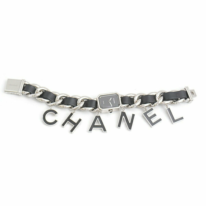 香奈兒 (Chanel) 女士腕錶 Premiere Wanted de 電池供電吊墜 黑色錶盤 CHANEL H7471-1