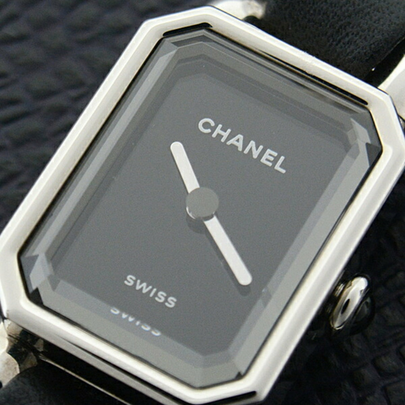 香奈兒 (Chanel) 女士腕錶 Premiere Wanted de 電池供電吊墜 黑色錶盤 CHANEL H7471-7