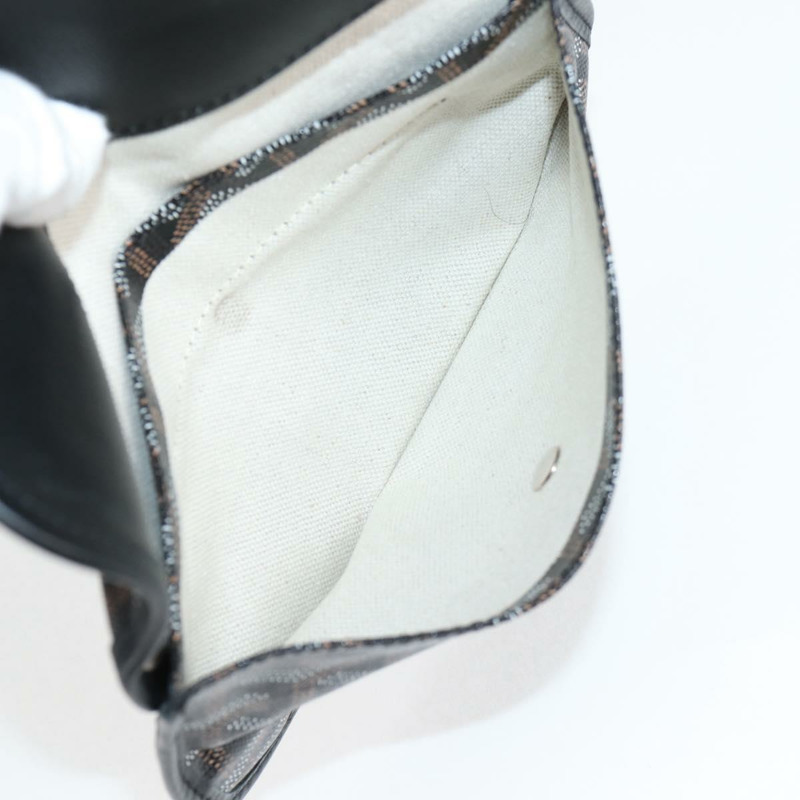 【日本直送】GOYARD 人字紋 Saint Louis PM 手提包 PVC 黑色 正品 yk18410M-24