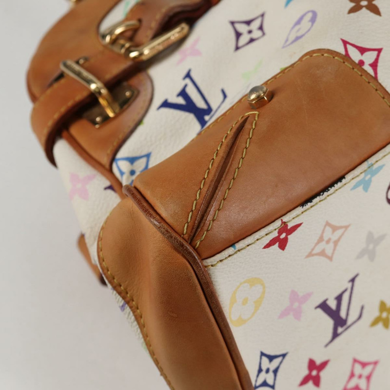 【日本直送】路易威登 Monogram 多色 Claudia 手提包白色 M40193 LV 授權 125340V-8