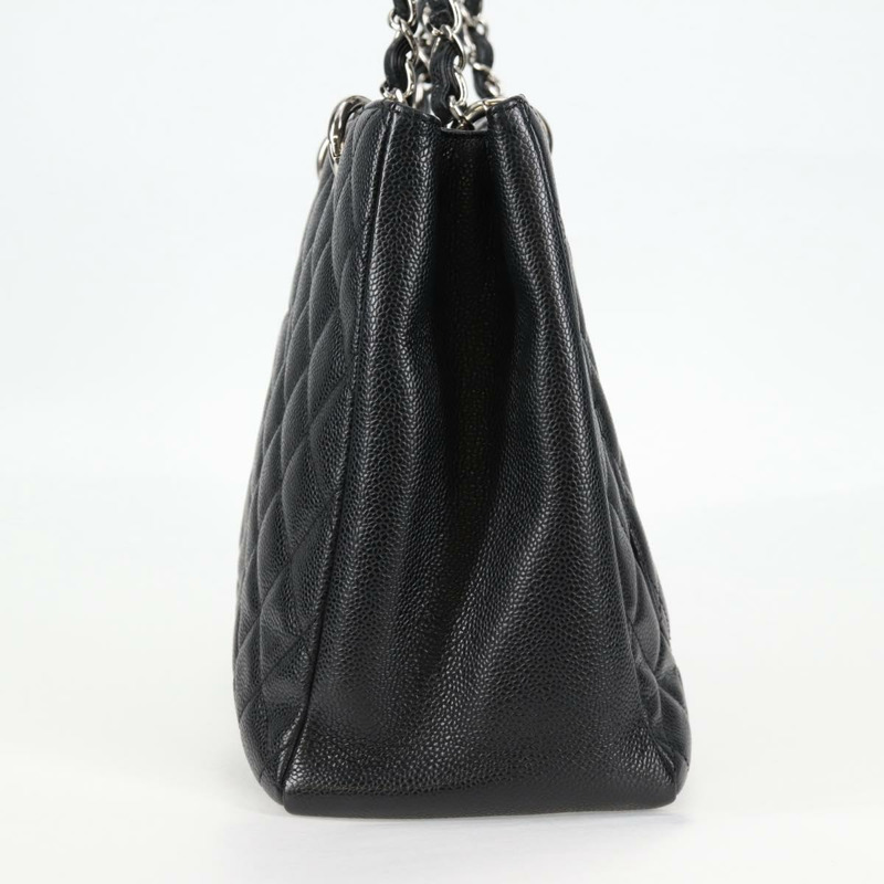 【日本直送】香奈兒 Matelasse COCO Mark 鏈條包 魚子醬色 黑色銀色 CC 正品 PP617M-2