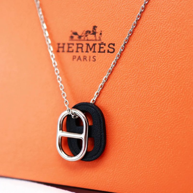 HERMES 愛瑪仕 O'Maillon 吊墜頸鏈-3