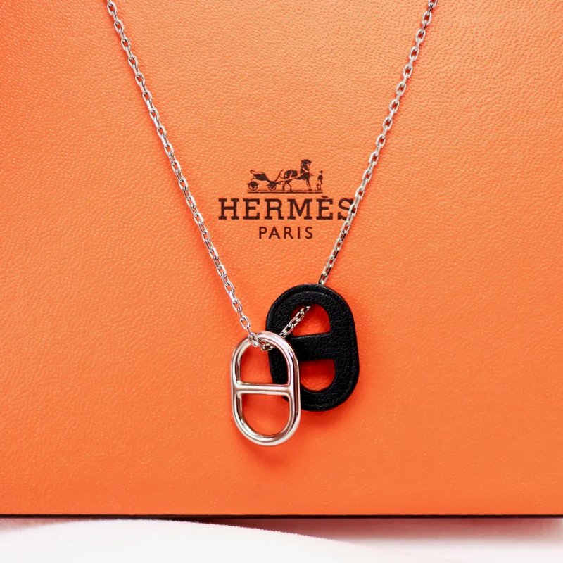HERMES 愛瑪仕 O'Maillon 吊墜頸鏈-8