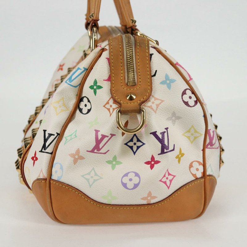 【日本直送】路易威登 Monogram Multicolor Courtney MM 手提包 2way 白色 M45641 正品 124889V-2