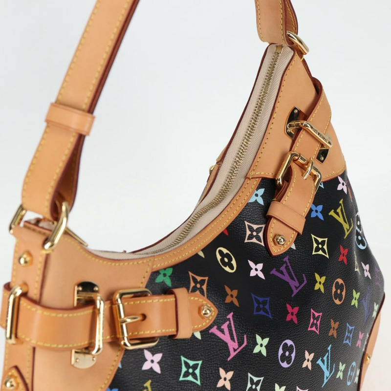【日本直送】路易威登 Monogram 多色 Greta 肩背包 黑色 M40196 正品 124895AV-5