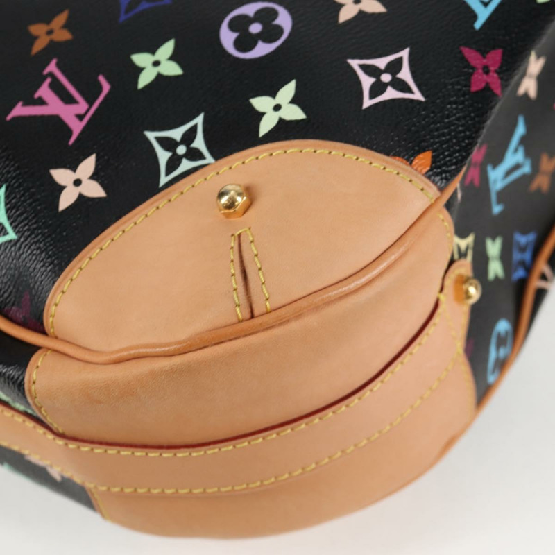 【日本直送】路易威登 Monogram 多色 Greta 肩背包 黑色 M40196 正品 124895AV-7