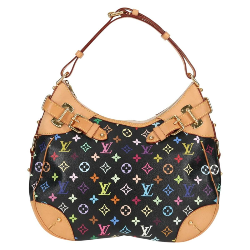 【日本直送】路易威登 Monogram 多色 Greta 肩背包 黑色 M40196 正品 124895AV-12