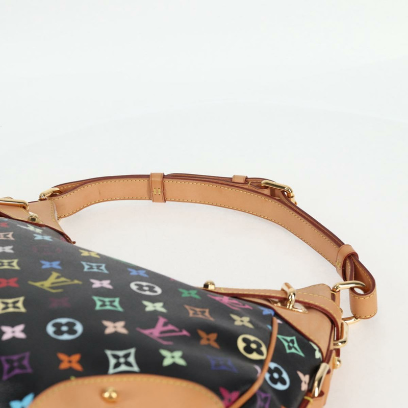 【日本直送】路易威登 Monogram 多色 Greta 肩背包 黑色 M40196 正品 124895AV-13