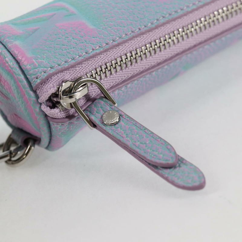 【日本直送】路易威登 Monogram Empreinte Micro Papillon 小包 Lila M00837 正品 126346M-8