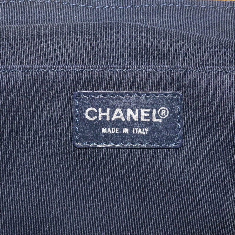 【日本直送】香奈兒 (CHANEL) 手提包，棉質，黃色，CC 標誌，貨號 125960V-16