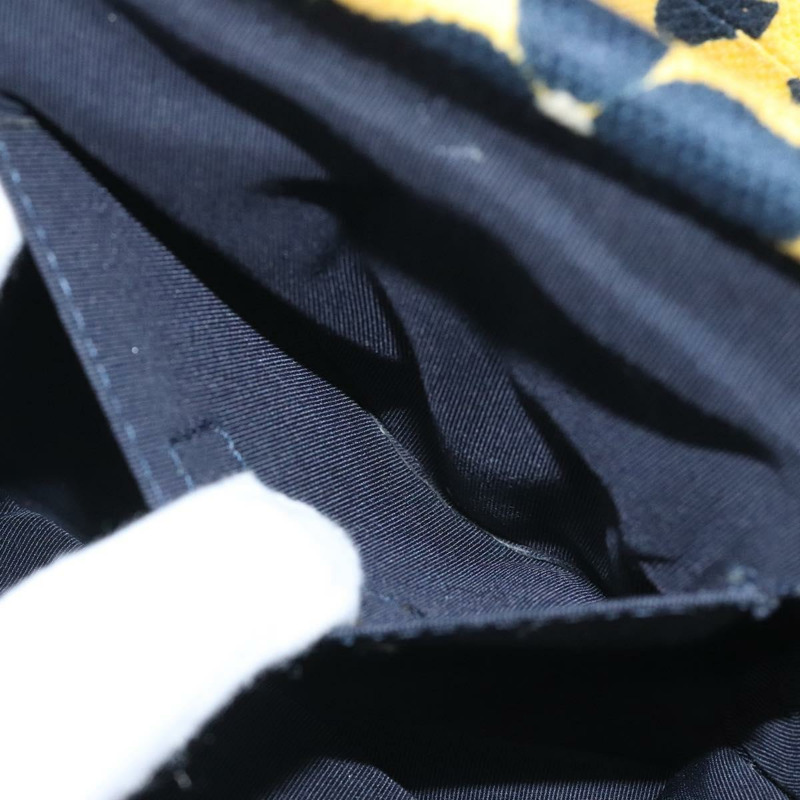 【日本直送】香奈兒 (CHANEL) 手提包，棉質，黃色，CC 標誌，貨號 125960V-19