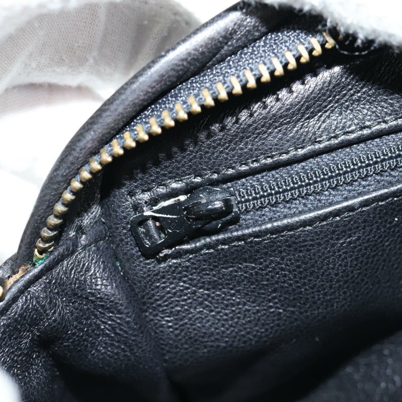 【日本直送】香奈兒 (CHANEL) 絎縫鏈條單肩包,羊皮材質,黑色,金色雙C標誌,貨號 125974V-22