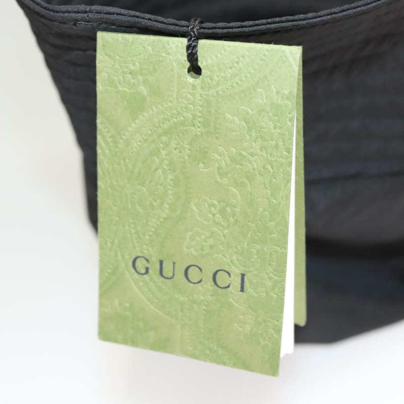 【日本直送】GUCCI 尼龍帽 L 黑色 729470 正品 118857M-10
