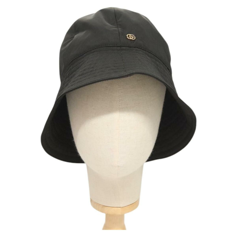 【日本直送】GUCCI 尼龍帽 L 黑色 729470 正品 118857M-12