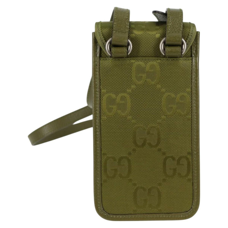 【日本直送】GUCCI GG 帆布單肩包 綠色 696018 正品 118861M-1