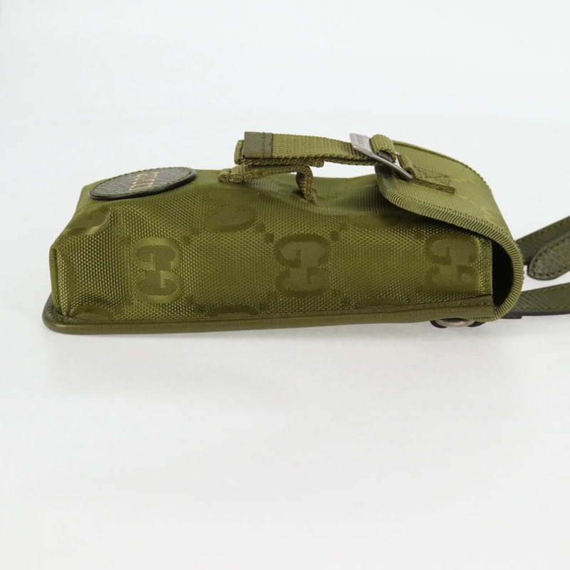 【日本直送】GUCCI GG 帆布單肩包 綠色 696018 正品 118861M-3