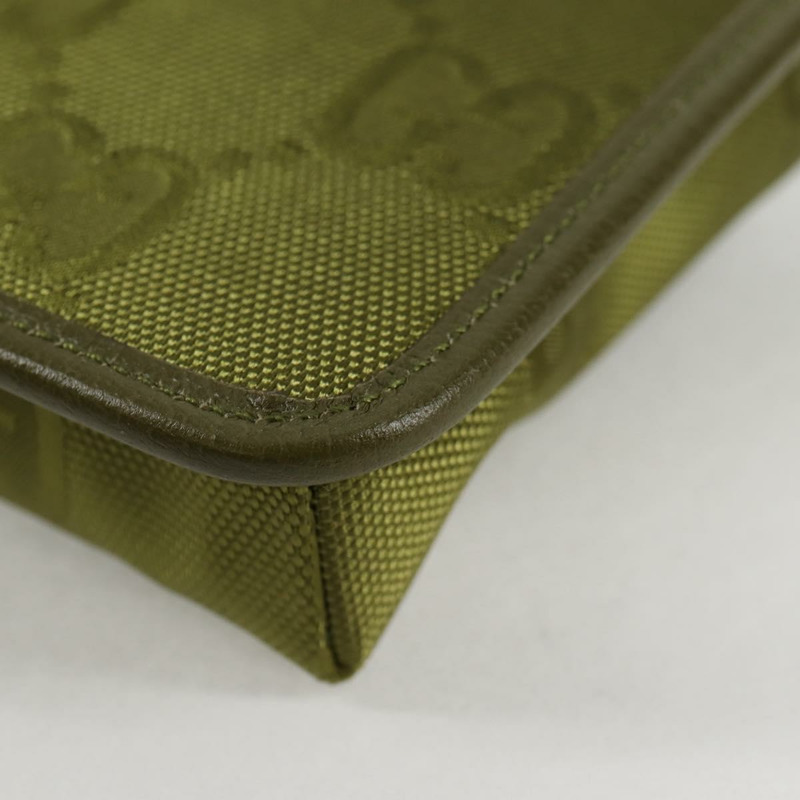 【日本直送】GUCCI GG 帆布單肩包 綠色 696018 正品 118861M-7