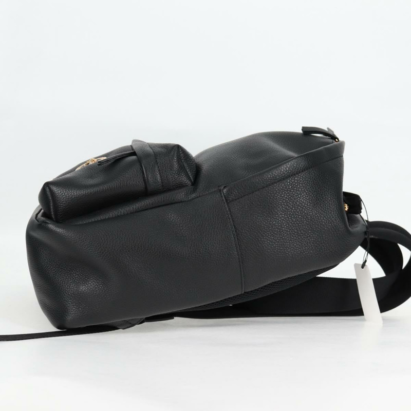 【日本直送】VERSACE 背包 皮革 黑金 正品 118735M-3
