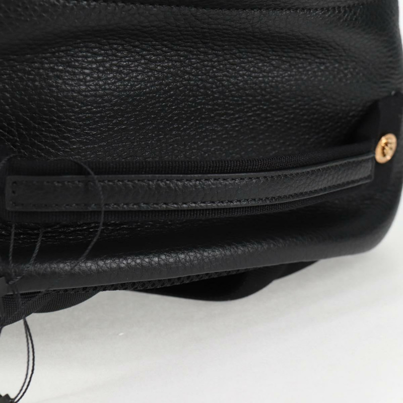 【日本直送】VERSACE 背包 皮革 黑金 正品 118735M-6