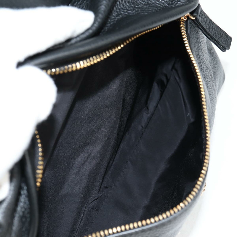 【日本直送】VERSACE 背包 皮革 黑金 正品 118735M-21