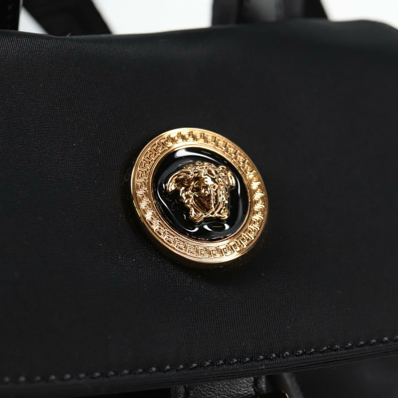 【日本直送】VERSACE 背包 尼龍 黑金 正品 118732V-18