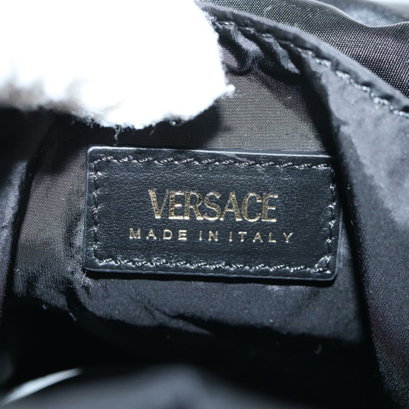 【日本直送】VERSACE 背包 尼龍 黑金 正品 118732V-21