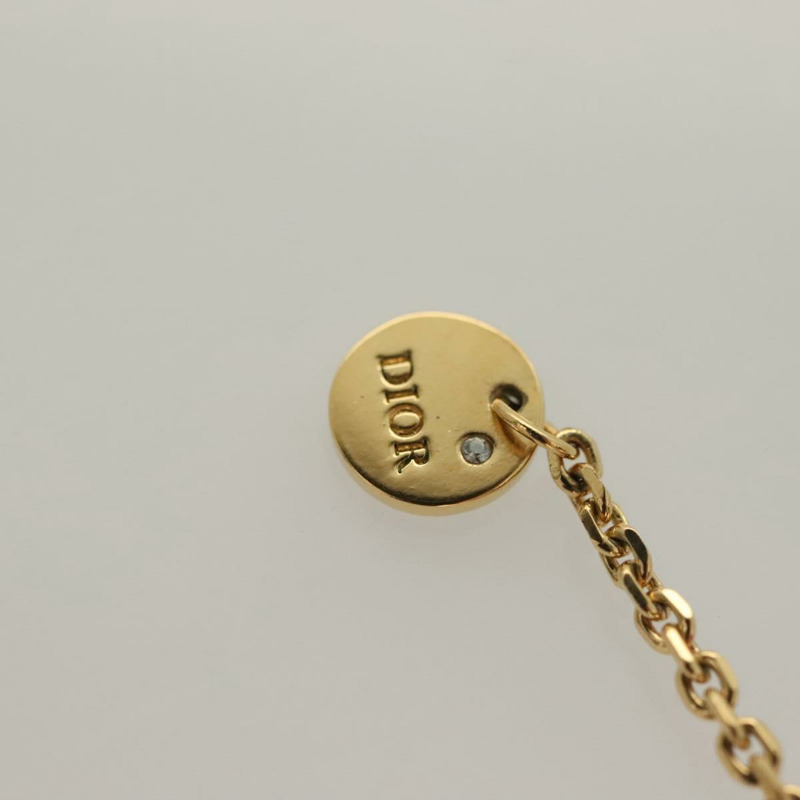 【日本直送】Christian Dior 雙鏈項鍊 金屬 金色 正品 121274M-10