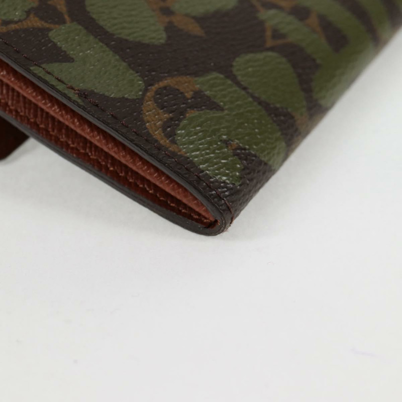 【日本直送】路易威登 Monogram 塗鴉 Porte Monnaie Credit 卡其色 M92188 正品 126649V-14