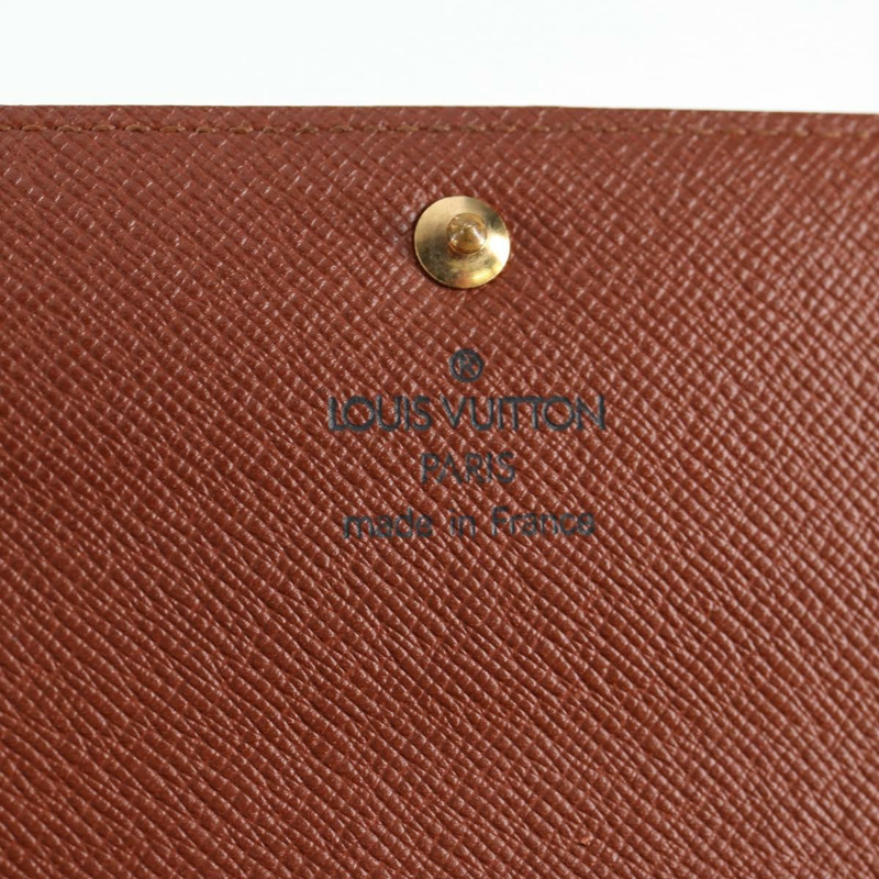 【日本直送】路易威登 Monogram 塗鴉 Porte Monnaie Credit 卡其色 M92188 正品 126649V-17