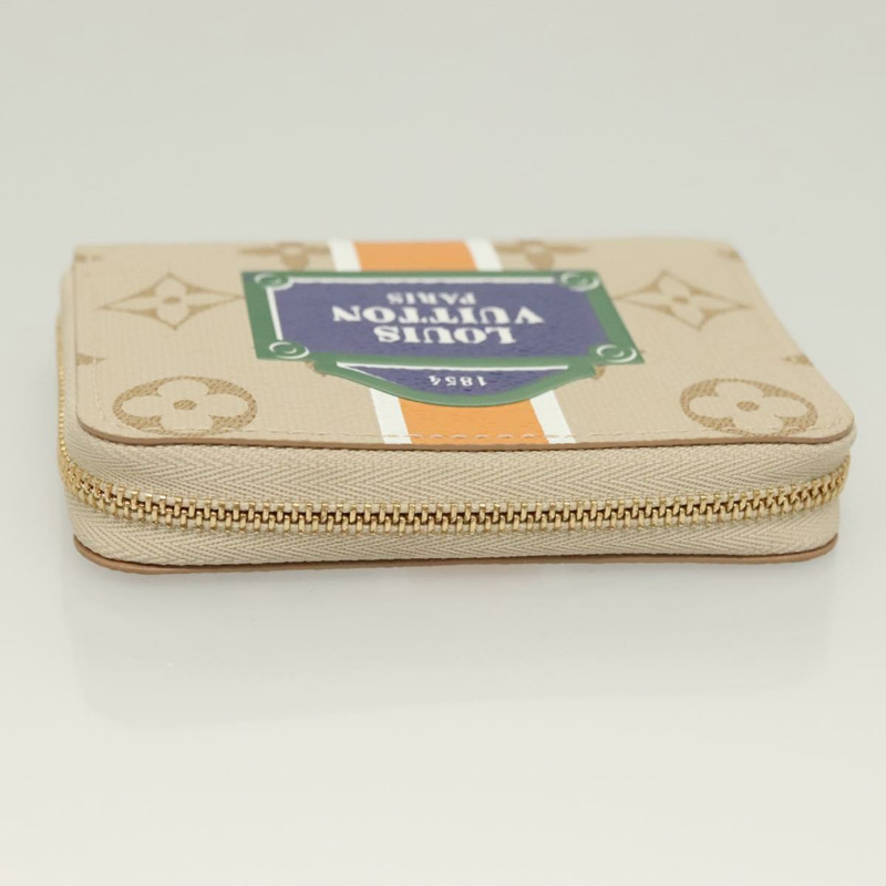 【日本直送】路易威登 Monogram Monopanam Zippy 零錢包 米色 M82691 LV 正品 115227M-4