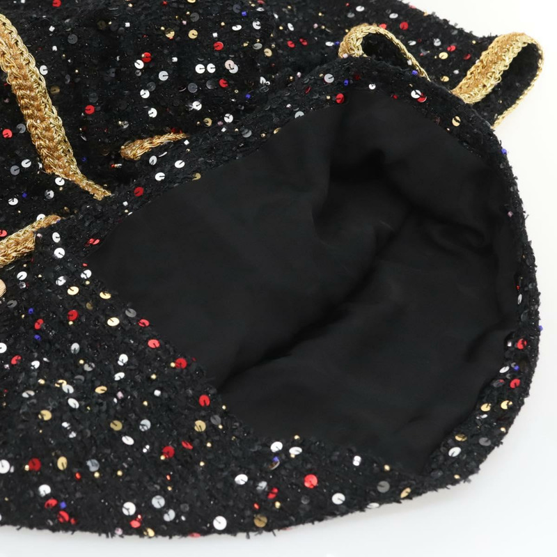 【日本直送】香奈兒 (CHANEL) 連身襯衫 花呢 黑色 CC 正品 126348M-7