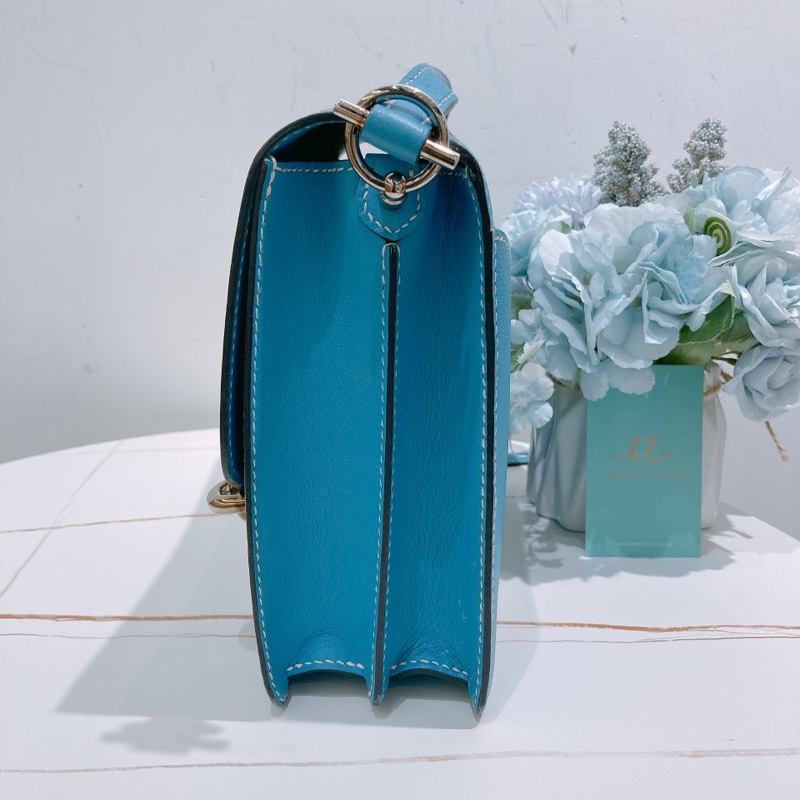 TW4309 HERMES 愛馬仕中號豬鼻肩帶包包ROULIS 23 BAG EVERCOLOR Stamp U-3
