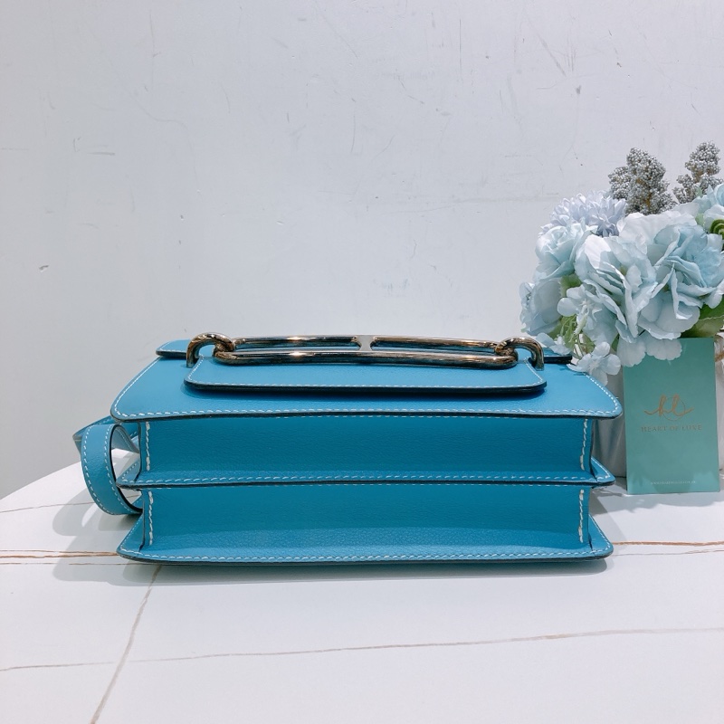 TW4309 HERMES 愛馬仕中號豬鼻肩帶包包ROULIS 23 BAG EVERCOLOR Stamp U-4