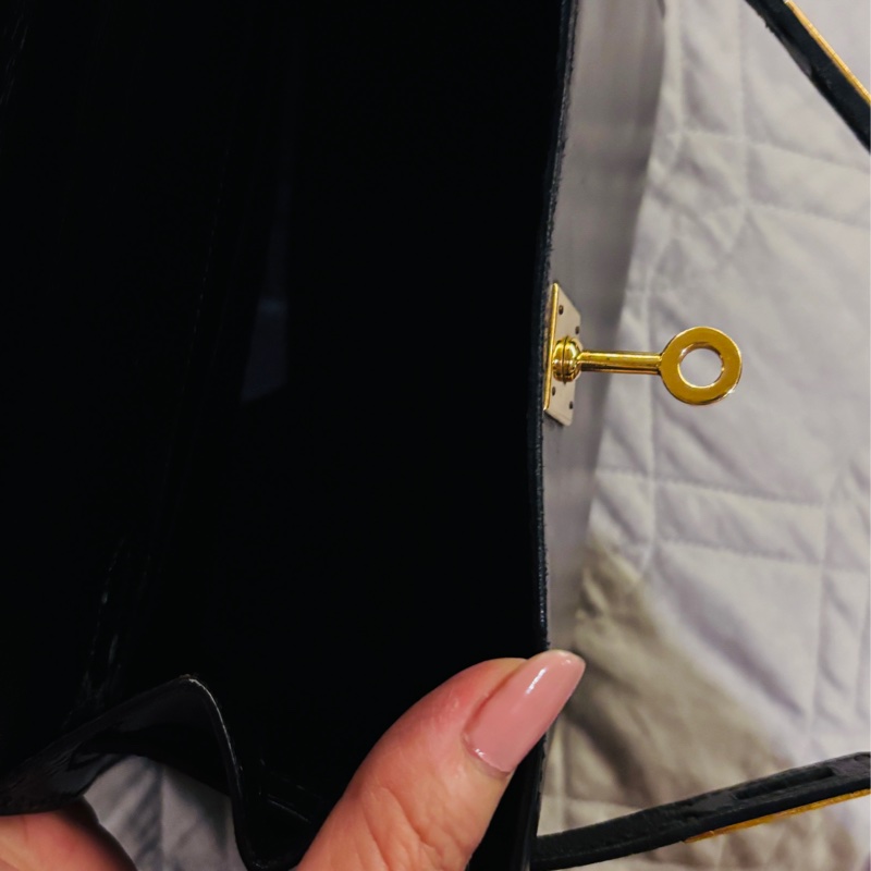 Hermes mini Kelly 古董1980年代-10