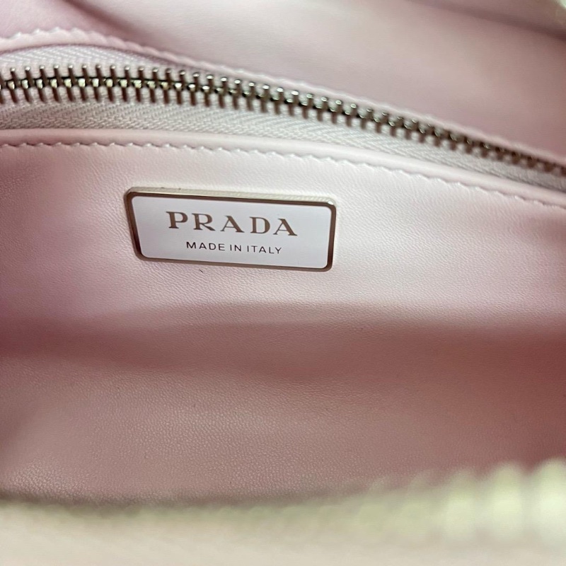 Prada plaque pink bag-3