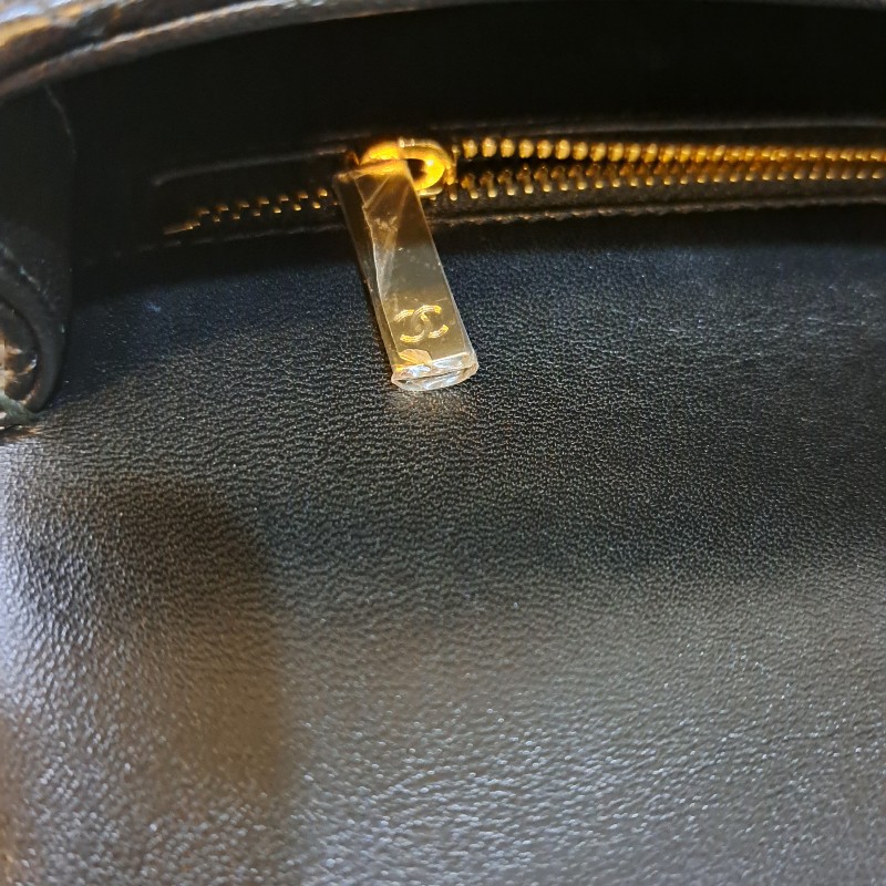 Chanel 香奈兒 24S方胖黑色金鏈-14