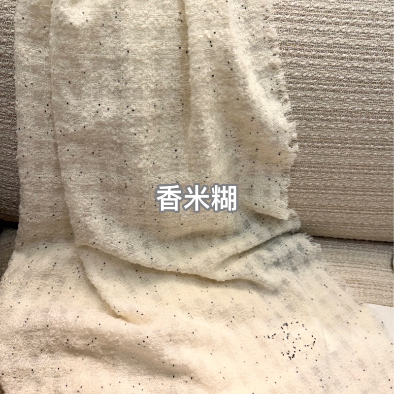 Chanel香奈兒25A高級手工坊羊毛大方巾-3