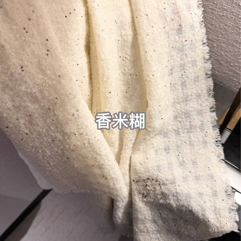 Chanel香奈兒25A高級手工坊羊毛大方巾-8
