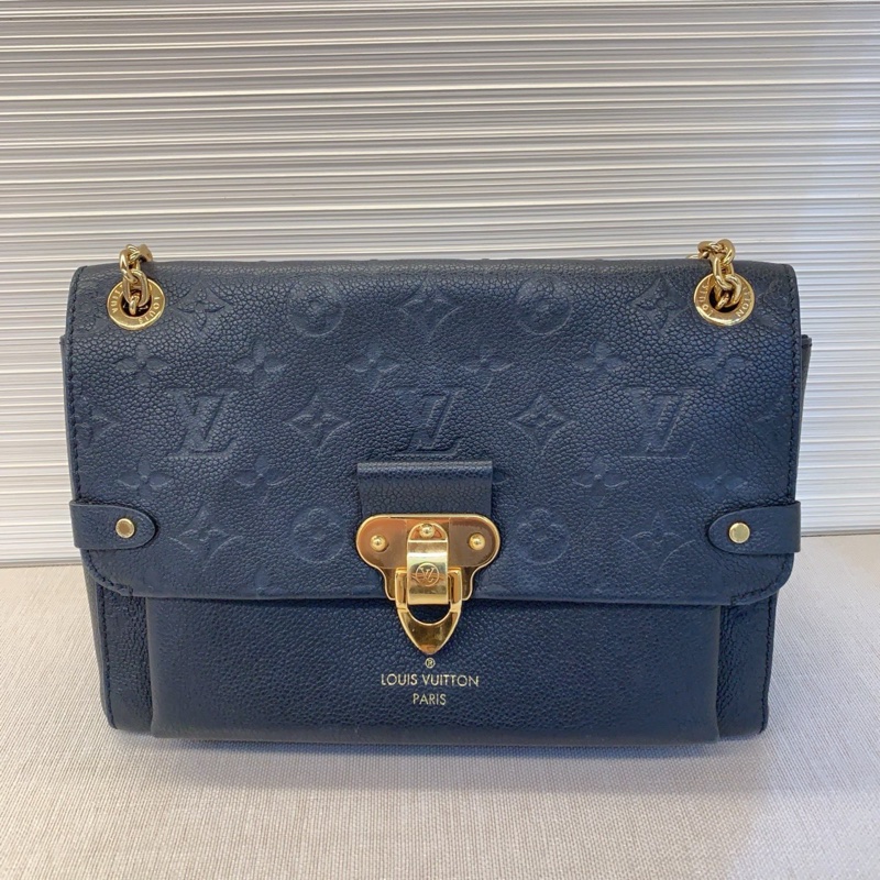 98新Louis Vuitton路易威登  黑金全皮VAVIN系列小號鏈條包 可斜挎單肩  XQ特別優雅低調的一隻-5