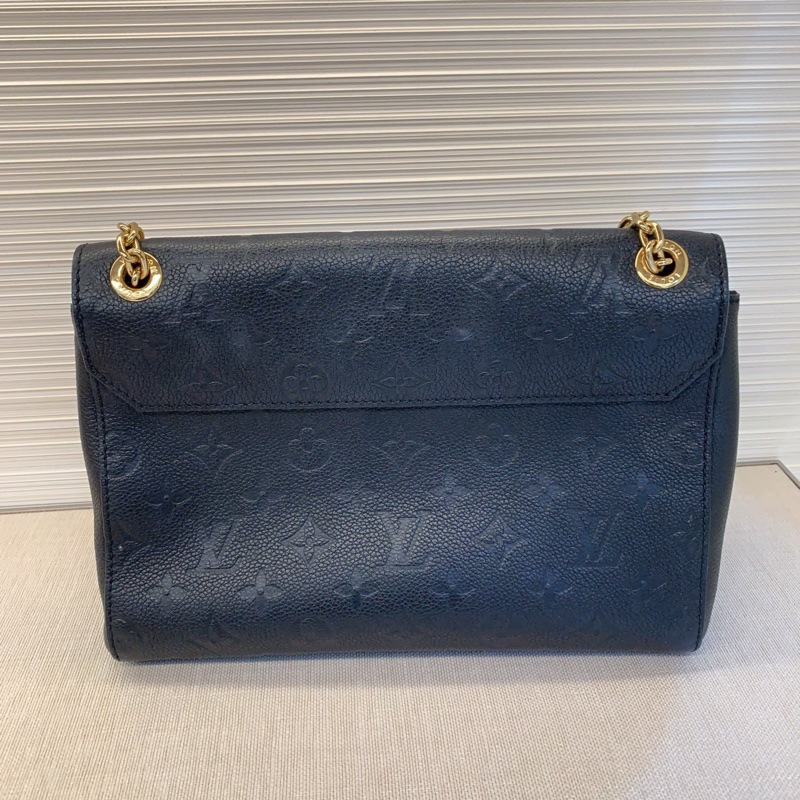 98新Louis Vuitton路易威登  黑金全皮VAVIN系列小號鏈條包 可斜挎單肩  XQ特別優雅低調的一隻-6