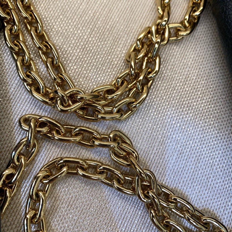 98新Louis Vuitton路易威登  黑金全皮VAVIN系列小號鏈條包 可斜挎單肩  XQ特別優雅低調的一隻-10