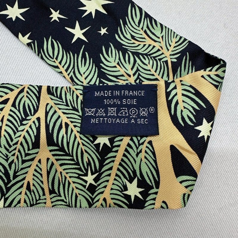 HERMES 全新Twilly瑪雅叢林絲巾-4