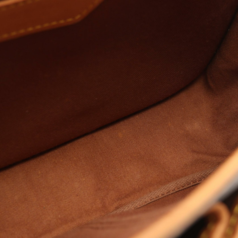 LOUIS VUITTON Gibeciere 中型斜背包 M42247 字母帆布 二手 LV-5