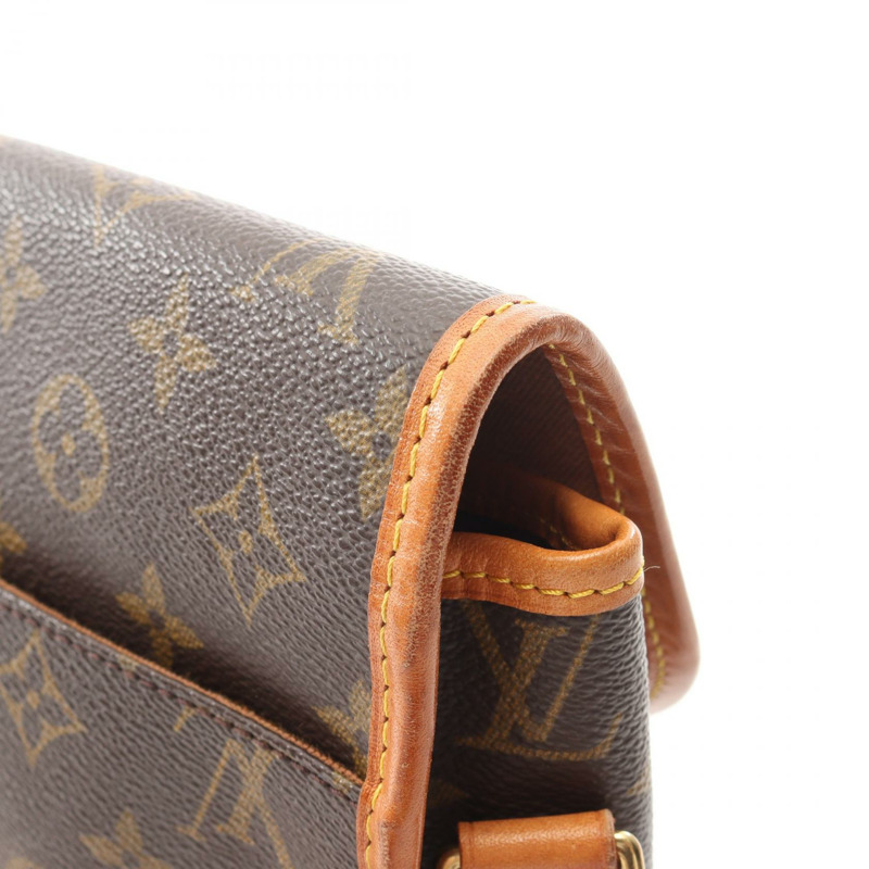 LOUIS VUITTON Gibeciere 中型斜背包 M42247 字母帆布 二手 LV-6