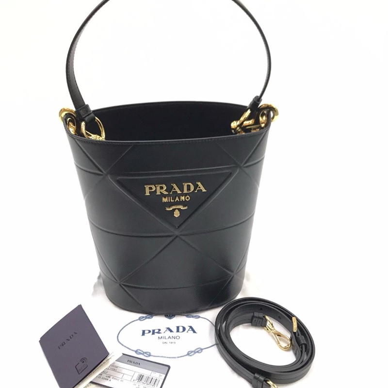 Prada bucket black bag-0